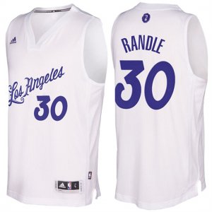 Maillot Navidad 2016 Julius Randle Lakers 30 Blanc  Maillot Navidad 2016 Julius Randle Lakers 30 Blanc