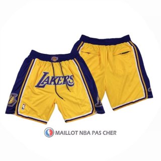 Short Los Angeles Lakers Just Don Jaune2