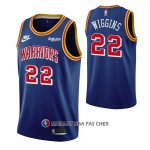 Maillot Golden State Warriors Andrew Wiggins NO 22 75th Anniversary Bleu