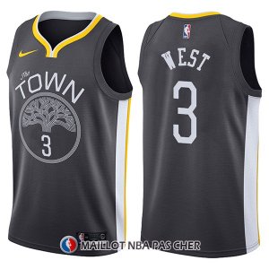 Maillot Golden State Warriors David West The Town Statement 3 2017-18 Noir