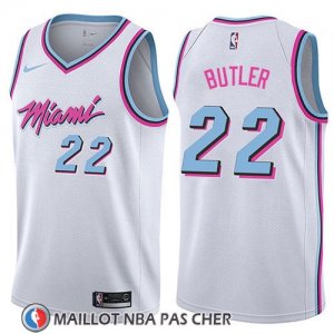 Maillot Miami Heat Jimmy Butler Ciudad 2019 Blanc