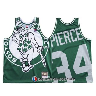Maillot Boston Celtics Paul Pierce Mitchell & Ness Big Face Vert