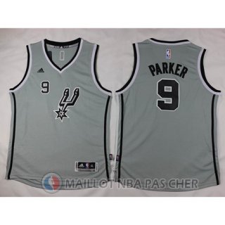 Maillot Enfant de Gris Parker San Antonio Spurs Revolution 30