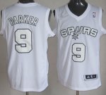 Maillot Parker San Antonio Spurs #9 Blanc