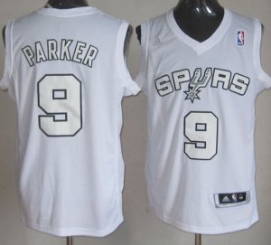 Maillot Parker San Antonio Spurs #9 Blanc