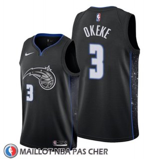 Maillot Orlando Magic Chuma Okeke Ville 2019-20 Noir