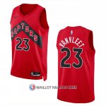 Maillot Tornto Raptors Fred Vanvleet NO 23 Icon 2022-23 Rouge