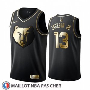 Maillot Golden Edition Memphis Grizzlies Jaren Jackson Jr. Noir