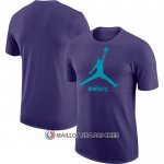 Maillot Manche Courte Charlotte Hornets Essential Jumpman Volet