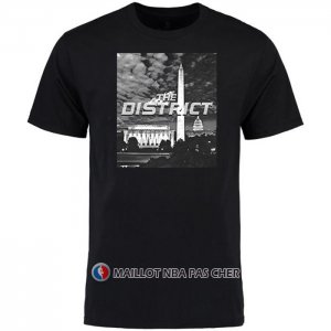 Maillot Manche Courte Washington Wizards Ville Noir