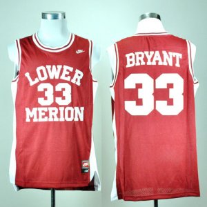 Maillot Bryant Lower Merion Ecole Secondaire #33 Rouge