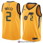 Maillot Utah Jazz Joe Ingles Statement 2018 Jaune