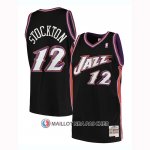 Maillot Utah Jazz John Stockton Hardwood Classics 1998-99 Noir