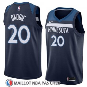 Maillot Minnesota Timberwolves Josh Okogie No 20 Icon 2018 Bleu