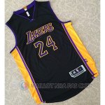 Maillot NBA Authentique Los Angeles Lakers Noir
