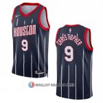 Maillot Houston Rockets Josh Christopher NO 9 Ville 2022-23 Noir