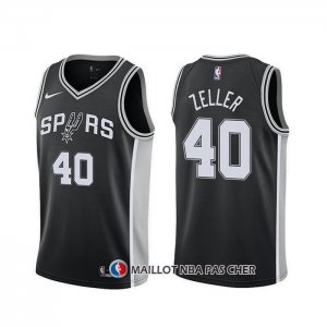 Maillot San Antonio Spurs Tyler Zeller Icon Noir  Maillot San Antonio Spurs Tyler Zeller Icon Noir