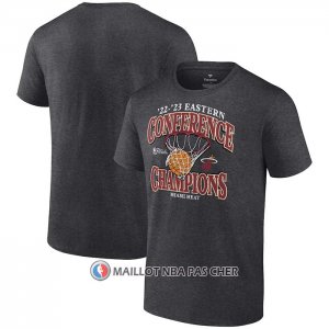 Maillot Manche Courte Miami Heat 2023 Eastern Conference Champions Pass Hoops Noir