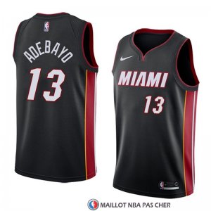 Maillot Miami Heat Bam Adebayo Icon 2018 Noir