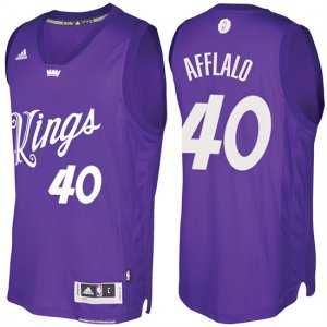 Maillot Navidad 2016 Arron Afflalo Kings 40 Violet