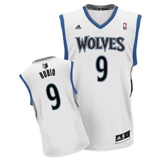 Maillot Blanc Rubio Minnesota Timberwolves Revolution 30