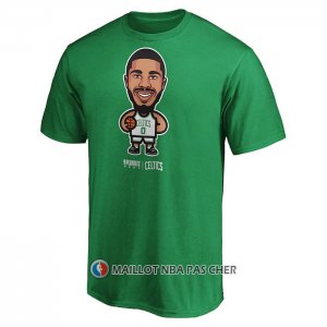 Maillot Manche Courte Boston Celtics Jayson Tatum Star Player Vert