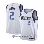 Maillot Enfant Dallas Mavericks Kyrie Irving NO 2 Association Blanc