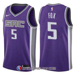 Maillot Sacramento Kings De'aaron Fox Icon 5 2017-18 Volet