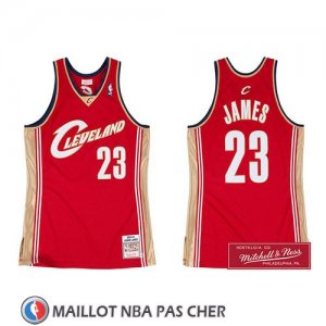Maillot Cleveland Cavaliers Lebron James 23 Rouge