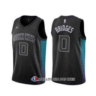 Maillot Charlotte Hornets Miles Bridges Ville Noir