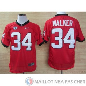Maillot NCAA Herchel Walker Rouge Retro