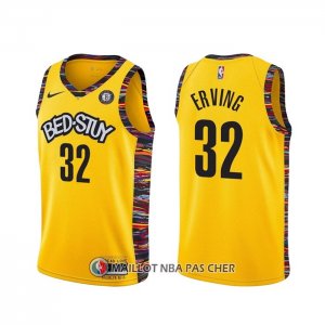 Maillot Brooklyn Nets Julius Erving Ville 2020-21 Jaune