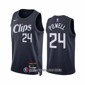 Maillot Los Angeles Clippers Norman Powell NO 24 Ville 2023-24 Bleu