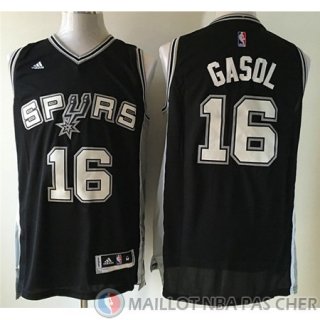 Maillot Spurs Gasol #16 Noir