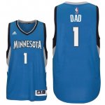 Maillot Fete des Peres Timberwolves Dad 1 Bleu