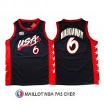 Maillot USA 1996 Hardaway 6 Noir Maillot USA 1996 Hardaway 6 Noir