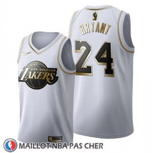 Maillot Golden Edition Los Angeles Lakers Kobe Bryant 2019-20 Blanc