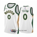 Maillot Boston Celtics Jayson Tatum NO 0 Ville 2023-24 Blanc