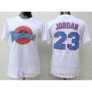 Maillot NBA Jordan Space Jam Chicago Bulls Blanc