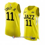 Maillot Utah Jazz Mike Conley JR. NO 11 Icon Authentique 2022-23 Jaune