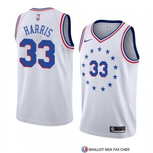 Maillot Philadelphia 76ers Tobias Harris Earned 2018-19 Blanc
