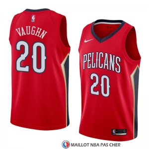 Maillot New Orleans Pelicans Rashad Vaughn Statement 2018 Rouge