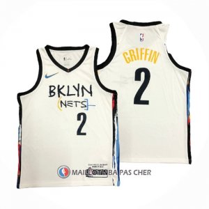 Maillot Brooklyn Nets Blake Griffin NO 2 Ville 2020-21 Blanc