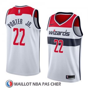 Maillot Washington Wizards Otto Porter Jr. No 22 Association 2018 Blanc