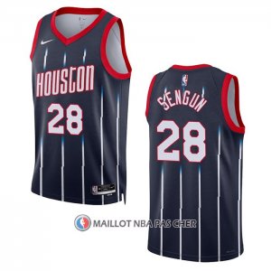 Maillot Houston Rockets Alperen Sengun NO 28 Ville 2022-23 Noir