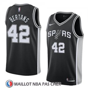 Maillot San Antonio Spurs Davis Bertans No 42 Icon 2018 Noir