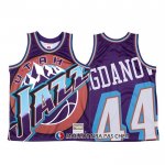 Maillot Utah Jazz Bojan Bogdanovic Mitchell & Ness Big Face Volet