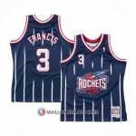 Maillot Houston Rockets Steve Francis Mitchell & Ness 1999-00 Bleu