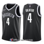 Maillot Brooklyn Nets Jahlil Okafor Icon 4 2017-18 Noir