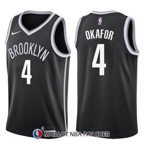 Maillot Brooklyn Nets Jahlil Okafor Icon 4 2017-18 Noir